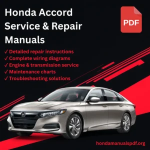 1981-2026 Honda Accord Manuals Service Manual PDF