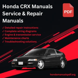 1984-1991 Honda CRX Service & Repair Manuals