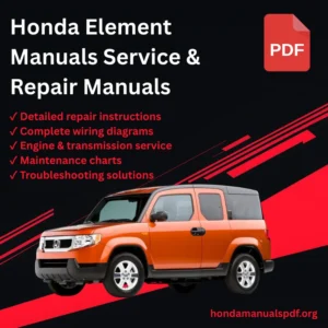 2000-2009 Honda Element Manuals Repair Manuals PDF