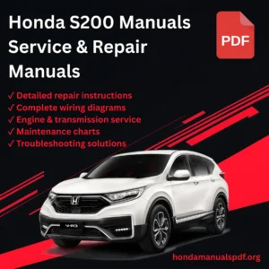 2000-2009 Honda S200 Manuals Repair Manuals PDF