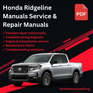 2006-2026 Honda Ridgeline Manuals Service & Repair