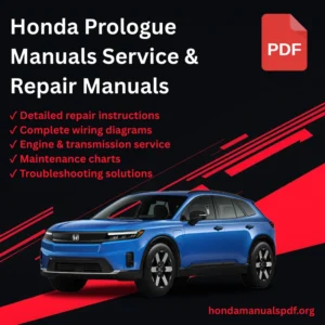 2024-2025 Honda Prologue Manuals Service & Repair